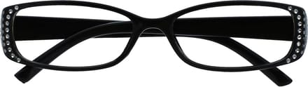 Zwarte Diamonte Stijl Lezers Ontwerper Stijl Vrouwen Dames UVR093BK +2,00