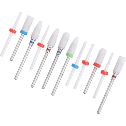 12 stuks Keramische Freesboor Elektrische Slijpmachine Frees Vijlen