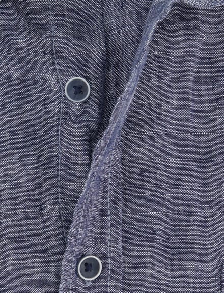 Linnen Overhemd Casa Moda blauw Casual Fit