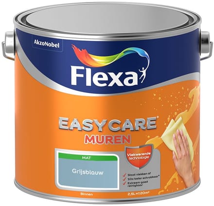 Flexa - Easycare Muren - Grijsblauw - Mengverf - 2,5 L