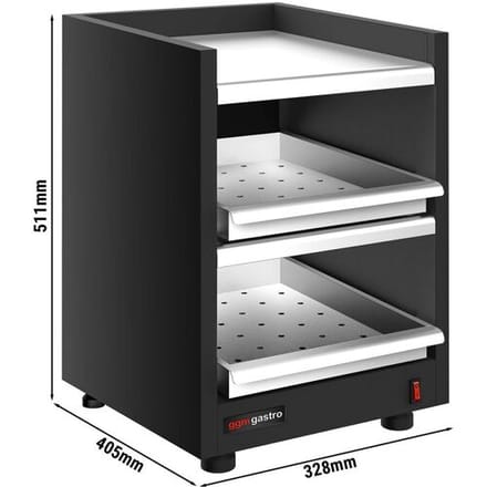 GGM Gastro Tassenwärmer - 400 Watt - mit 3 Ablagen