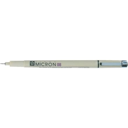 Fineliner sakura pigma micron 08 0.5mm zwart