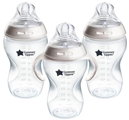 Tommee Tippee Closer to Nature Added Cereal Bottle, Clear, 330 ml