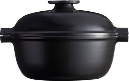 Emile Henry Kookpan rond Delight E-box - 4.0Ltr - Slate
