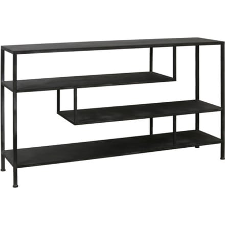 Light & Living Side table Ylaya - Antiek Zwart - 140x35x80,5cm - Modern