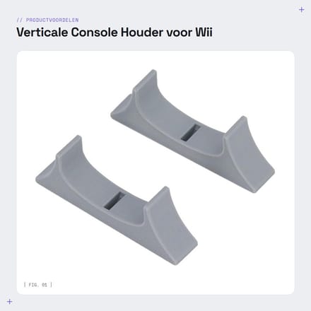 Dailygoods- Console Houder - Verticale Stand - Stabiele Koelbeugel - Lichtgewicht - Compact - Verbeterd Koelontwerp - Console Standaard