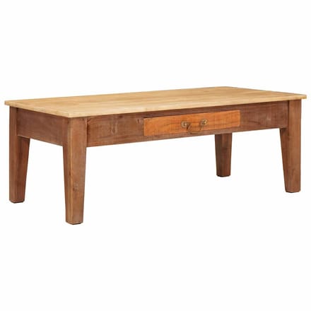 vidaXL - Salontafel - Bruin - 110 - x - 55 - x - 40 - cm - Massief - Mango - Hout