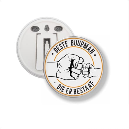 Button Met Clip 58 MM - Beste Buurman