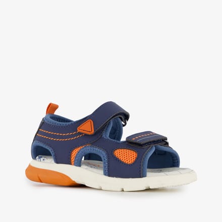 Blue Box jongens sandalen blauw oranje - Maat 24