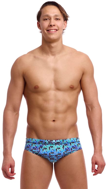 Funky Trunks Seamed Zwemslip Blauw AUS 38 Man