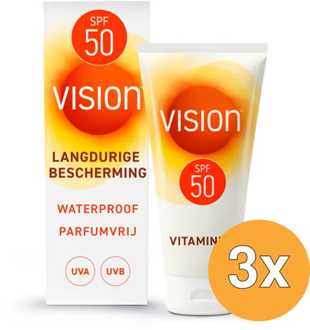 3x Vision Every Day Sun Protection SPF50 (180 ml)
