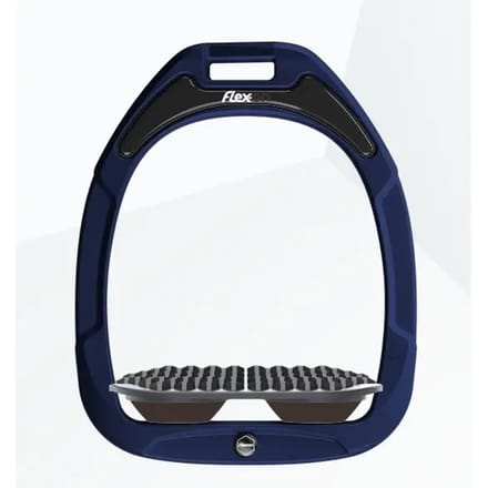 Endurance stijgbeugels Marine/Grijs/Bruin Flex-On Green Composite