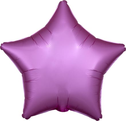 Folieballon flamingo roze ster 43 cm