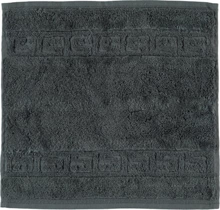 CAWÖ Noblesse Uni Washandje - Antraciet - 30x30