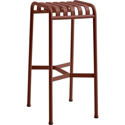 HAY Palissade Bar Stool - iron red