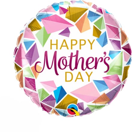 folieballon - happy moother's day - 46 cm rond