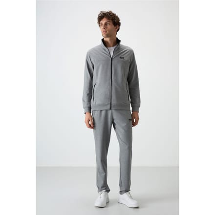 Heren Gebreide Fleece Sweater en Broek Set