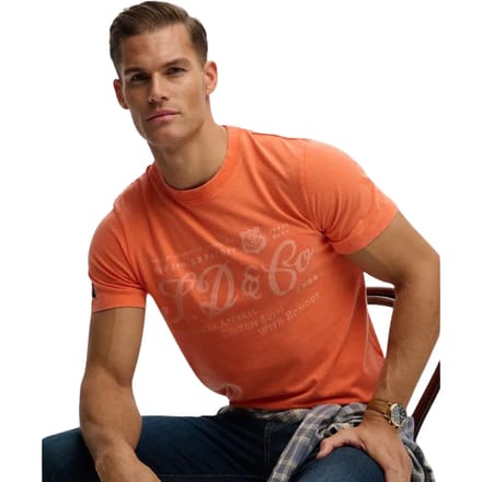 Superdry - Industry Worker Relaxed T-shirt - Heren - T-shirts