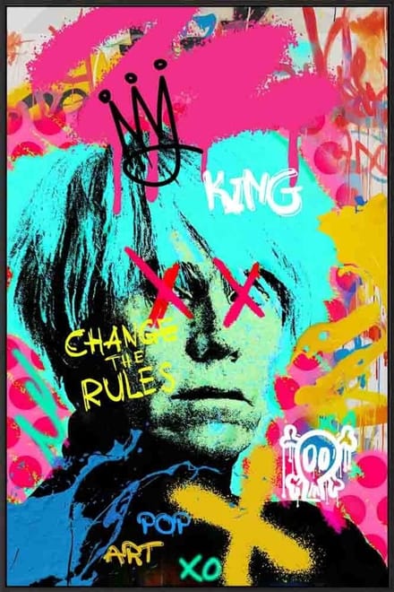 Schilderij popart Andy Warhol