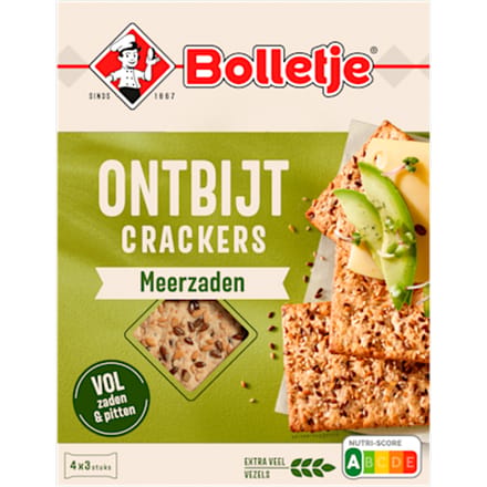 Ontbijtcrackers meerzaden