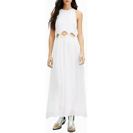 AllSaints Mabel Dress Off White Taglia: 8 | Maxi abiti Outlet | Donna | Bianco