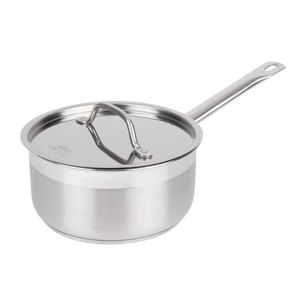 Nisbets Essentials RVS inductie steelpan 3L 20(Ø)cm inclusief deksel