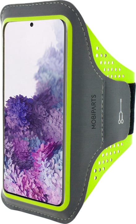 Hardloop Sportarmband geschikt voor Samsung Galaxy S20 - Groen - Mobiparts