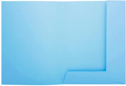 Exacompta 5x SUPER 210 - pak van 50 dossiermappen + 2 kleppen - 24x32cm - - Lichtblauw - 332006E