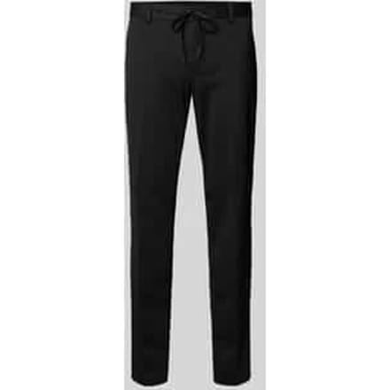Slim fit joggingbroek van elastische jersey, model 'S.O JOGG'