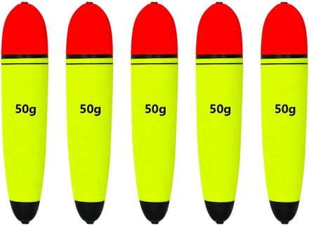 Visdrijvers Set - Dobbers Schuivers - Zeevissen Vissen - Set van 5 stuks - 7.8oz 2.5oz