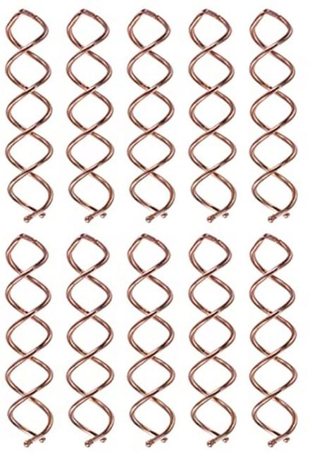 10 Spiral Haarspelden voor Perfecte Buns in Goud - Duurzaam en Compact
