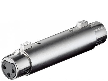 Pro XLR Adapter 3pin XLR M - XLR F