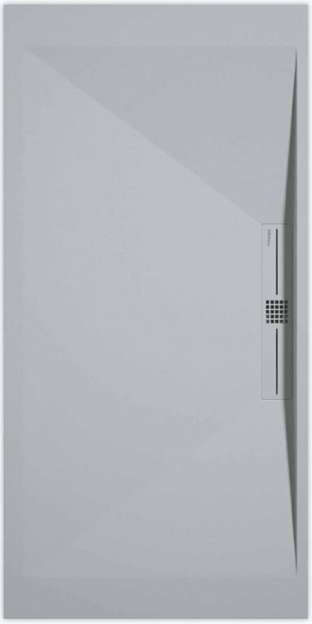 Sanifun douchebak Stone Side Gray 7035 Smooth 900 x 800 P