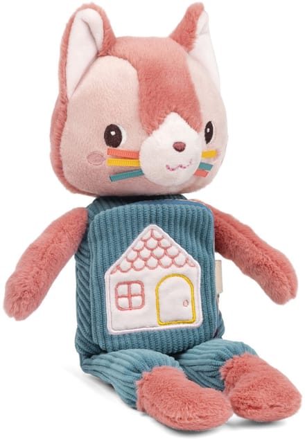 Lilliputiens - Glow-in-the-dark knuffel & boekje - Jeanne de kat