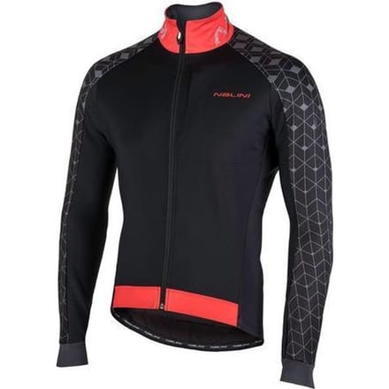 Nalini AHW Crit Fietsjack - Heren - Maat S - Zwart/rood
