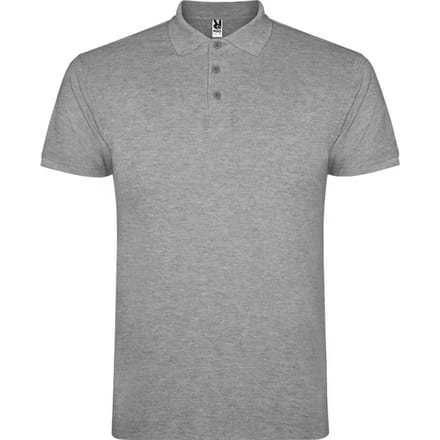 Roly Heren Star Heather Poloshirt (Heide Grijs)