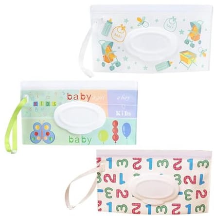 Hernulbare Wet Wipes Dispenser - Handige Reisoplossing voor Babydoekjes - Set van 3