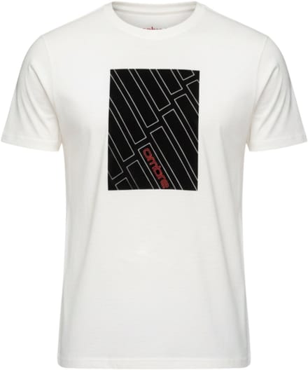 OMBRE T-shirt - Regular Fit - Korte Mouw - Printopdruk Wit M