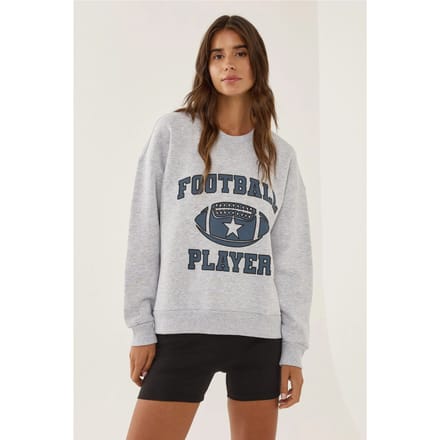 Bedrukt Ronde Hals Sweatshirt