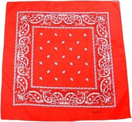 Zac's Alter Ego Bandana Paisley  Rood/Wit