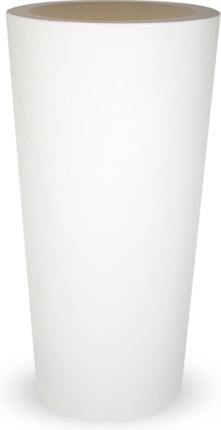 HTT - Bloempot Tony, rond, H96 cm, wit