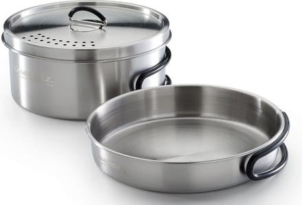 Campingaz Topf-Set Trekking Kit 3-teilig edelstahl 1 Topf+ 1 Deckel+ 1 camping tableware set