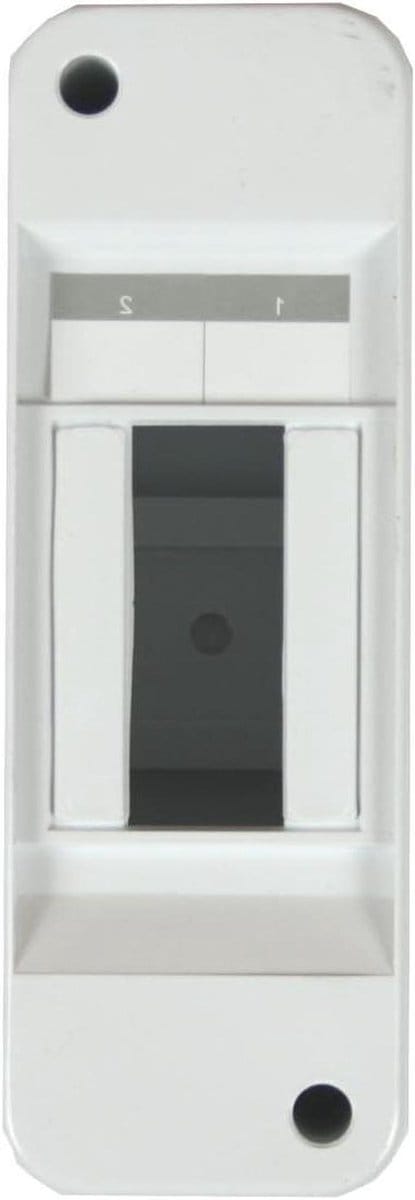 Stoppenkast Opbouw - Zekeringkast - Elektrische Installatie - Ruimte voor 2 modules - 75 x 65 x 5 cm - Wit