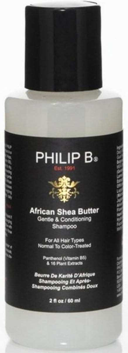Philip B African Shea Butter Gentle & Conditioning Shampoo 2 In 1 60 Ml