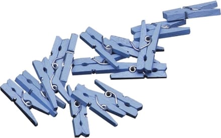 Jep-Party Blauw 20 Stuks Mini Knijpers 420212