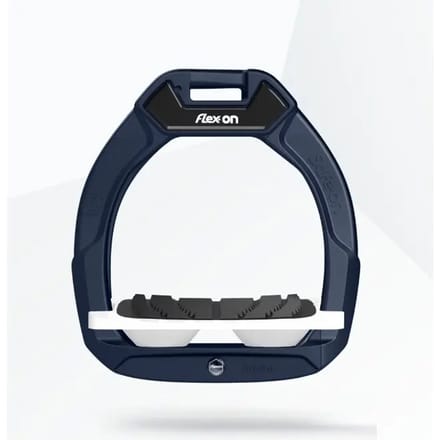 Veiligheidsstrijgers Paardrijden Incliné Grip Marine/Wit/Wit Kind Flex-On Safe-On