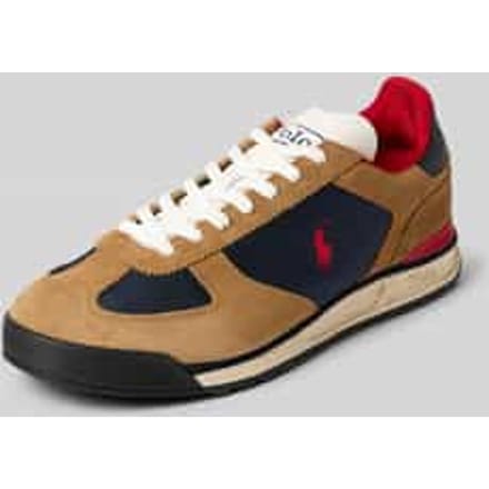 Sneakers met labelstitching, model 'VARICK'