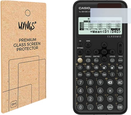WYNGS Schermfolie voor Casio FX-991CW ClassWiz