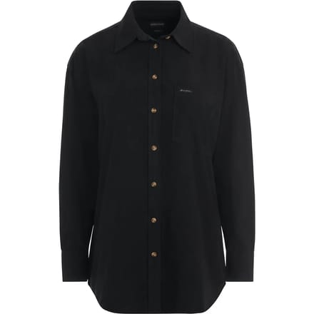Guess Jeans Oversize Pocket Overhemd Met Lange Mouwen Zwart M Vrouw