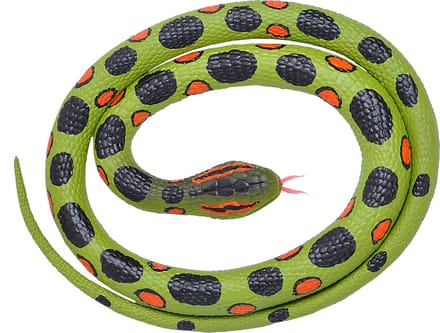 Wild Republic Slang Anaconda Junior 117 Cm Rubber Groen/zwart